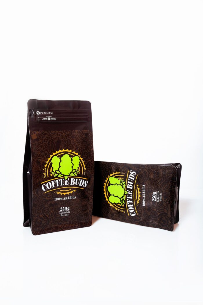 Pacotes de café da CrocBuds